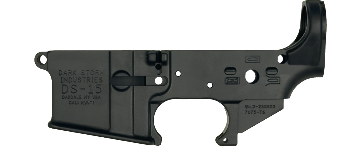 DSI FORGED AR-15 STRIPPED RECEIVER - OPEN TRIGGER GUARD - Image 2